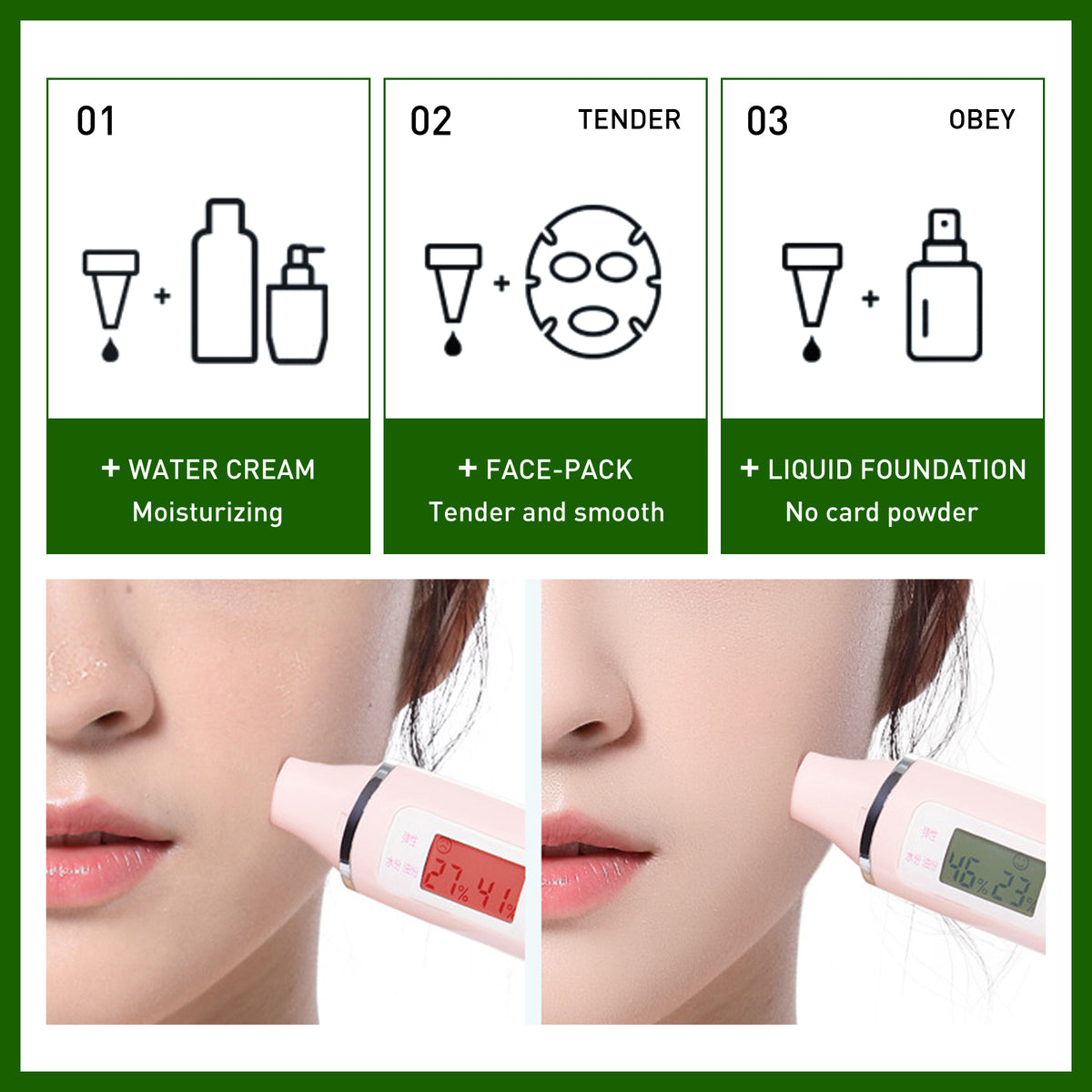 Jaysuing Avocado Serum by eprolo showing a clear bottle of brightening facial serum with avocado extract, moisturizing skin essence.