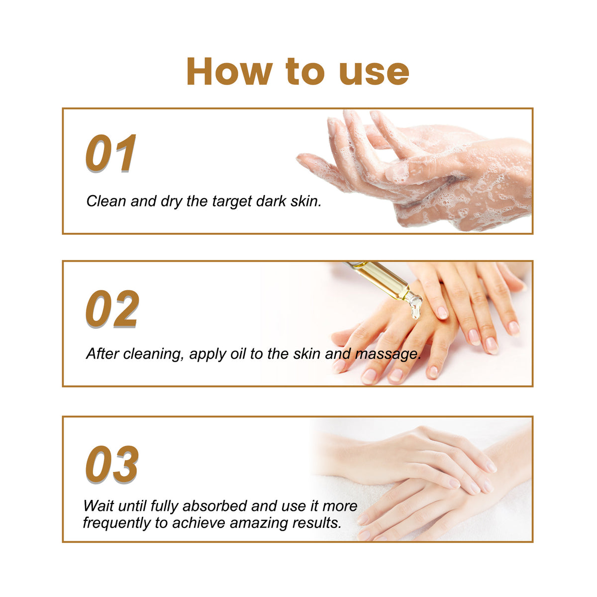 eprolo Jaysuing Knuckle Acanthosis Melanin Whitening Serum for hand and joint skin, showing the serum bottle and applicator.