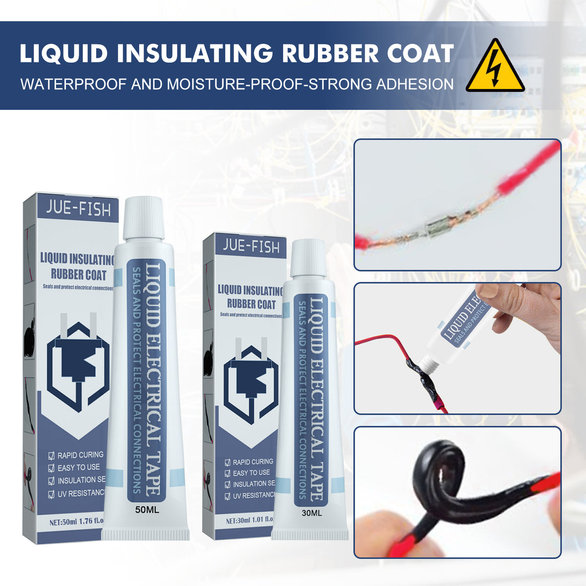 Eprolo liquid insulation tape and lithium battery sealant for circuit boards, waterproof, flame retardant, and high-temperature resistant.