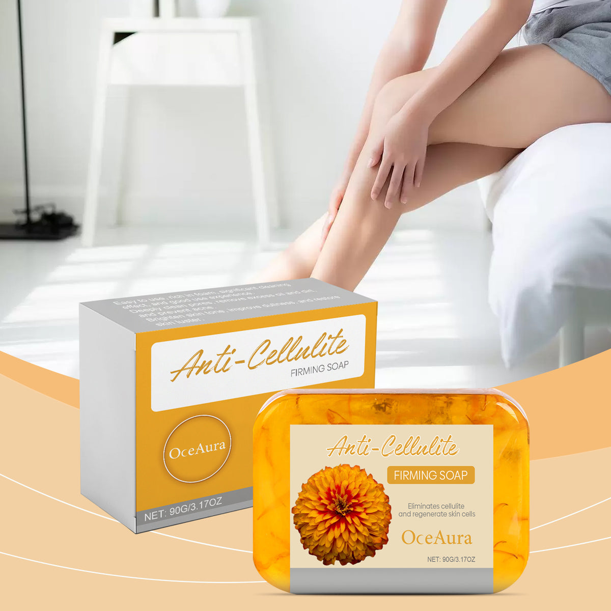 eprolo OceAura Bath Skin Care Soap for body cleansing and moisturizing, leaving skin soft, smooth, and refreshed.