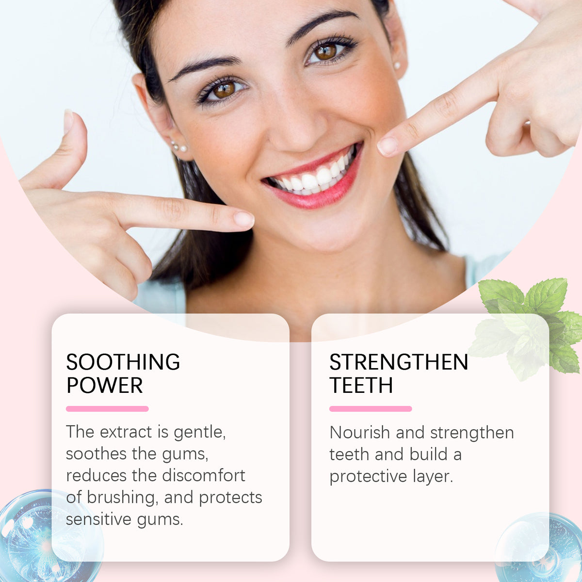 Eprolo Oralhoe brightening herbal toothpaste with fresh breath, teeth cleaning, stain removal, and whitening for healthy oral care.