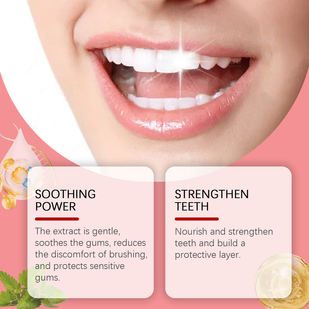 eprolo Oralhoe probiotic toothpaste for dental hygiene, gentle cleaning, removing surface stains, and lasting fresh breath.