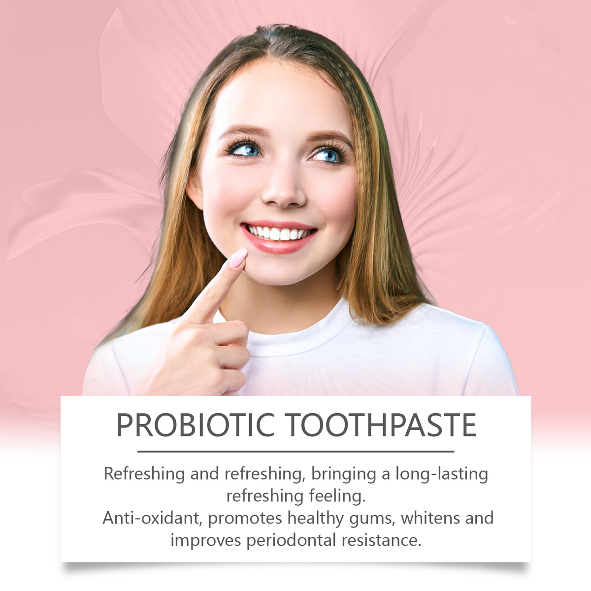 eprolo Oralhoe Probiotics Brightening Mint Toothpaste for fresh breath and teeth whitening, dental care with natural ingredients