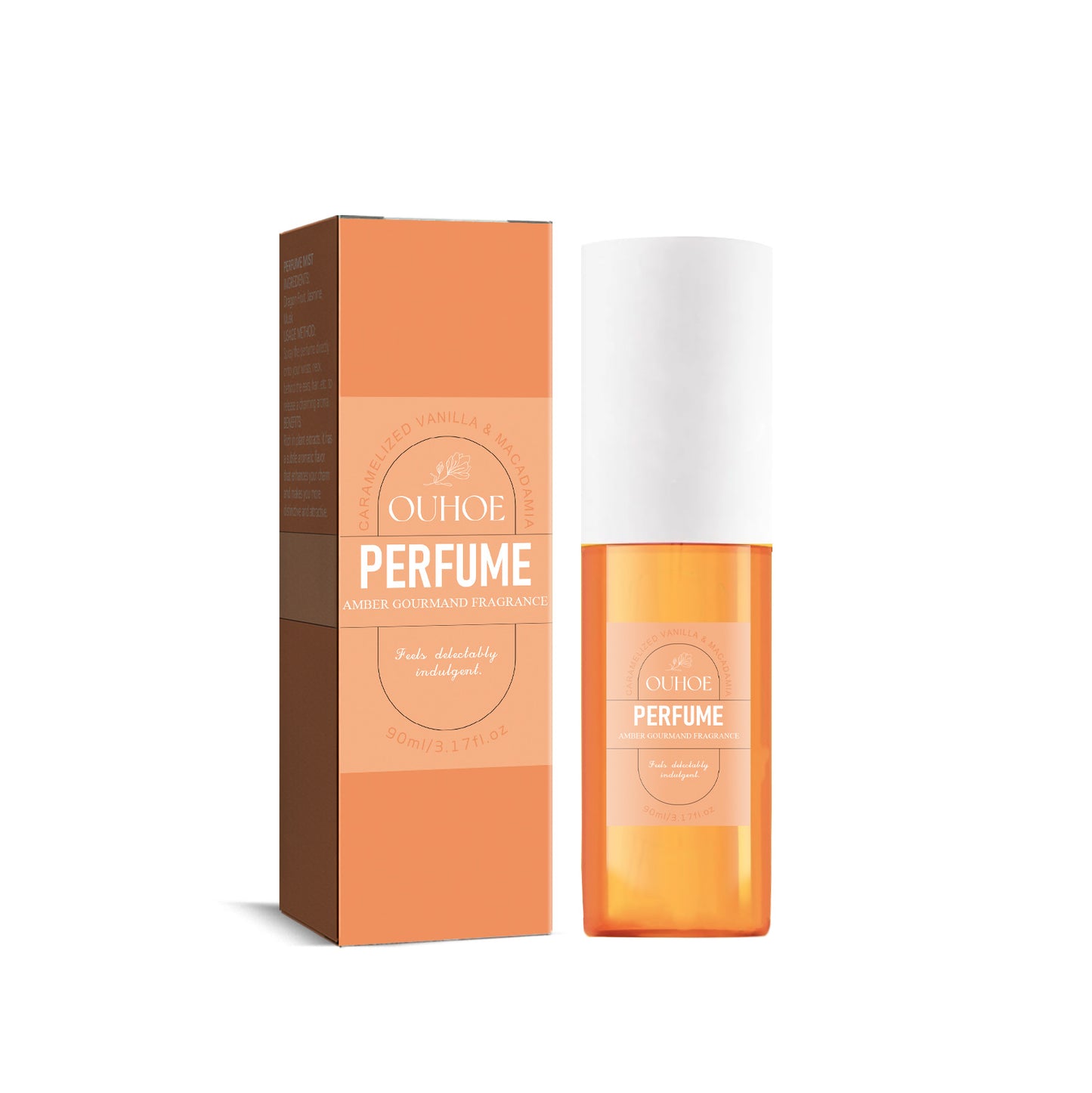Ouhoe Brazil perfume for women in orange, floral body spray with fresh, long-lasting natural scent, non-pungent fragrance by eprolo