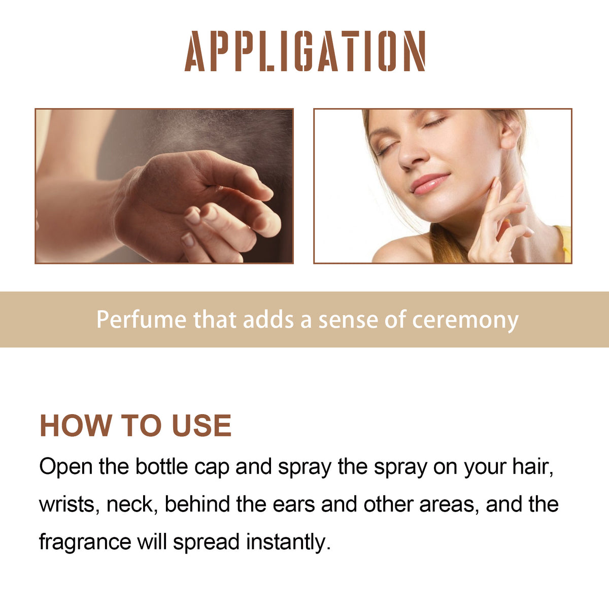 Eprolo perfume spray for women with fresh, lasting fragrance, featuring a sleek bottle and elegant design.