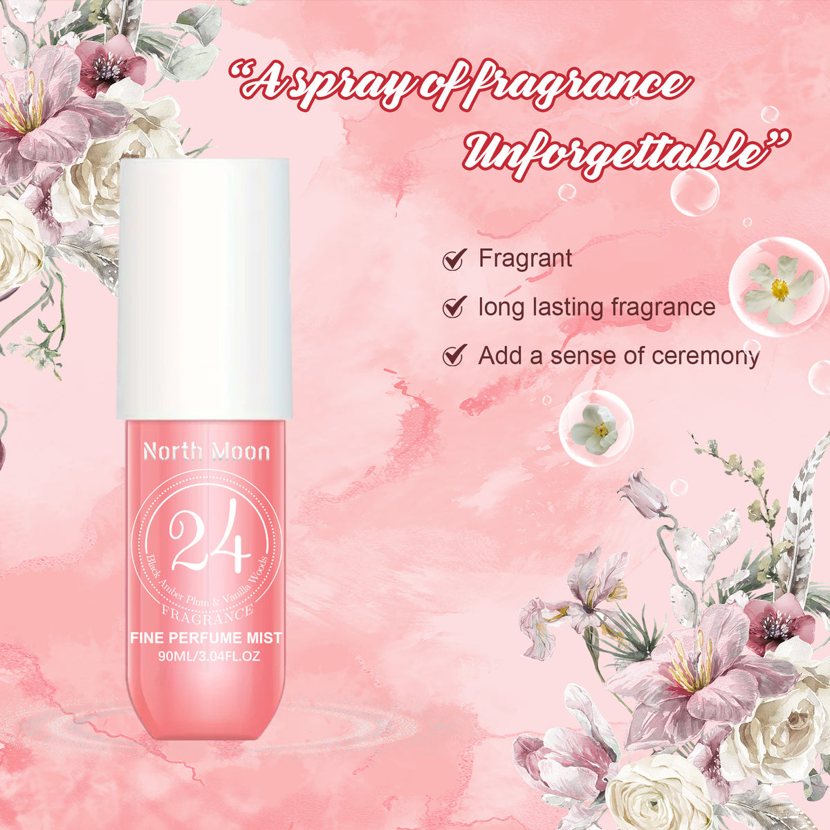 Eprolo women's perfume spray featuring a fresh, lasting fragrance with a non-pungent scent, ideal for dates and special occasions.