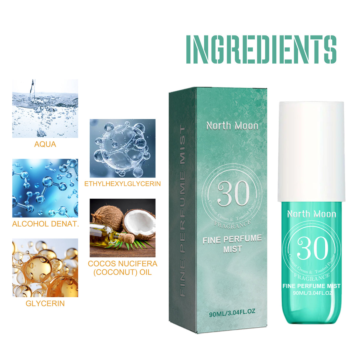 Eprolo portable perfume spray with natural, long-lasting fresh fragrance in a light, mild niche scent bottle.
