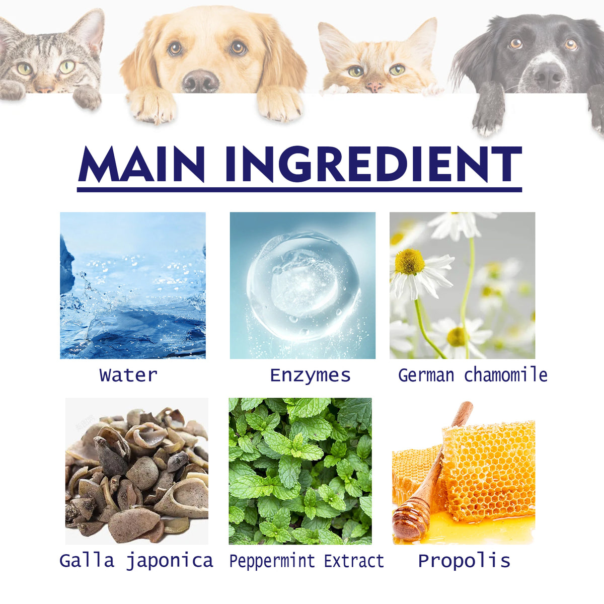 Eprolo pet mouth cleaning cream for cats and dogs with white teeth, tartar stain removal, and fresh breath.