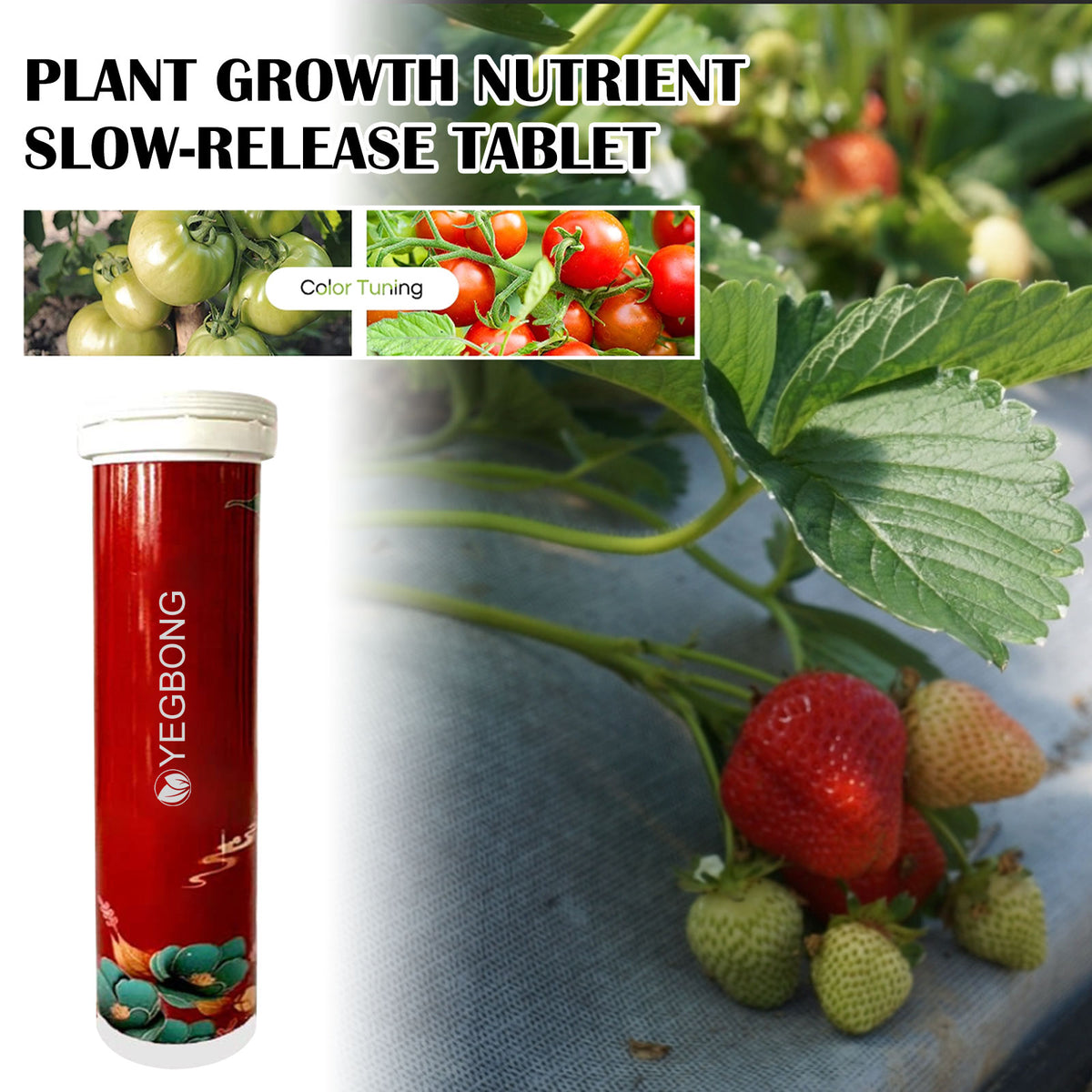 eprolo plant growth nutrition tablet for fruit and vegetable plants, promoting root development and sustained-release universal fertilizer