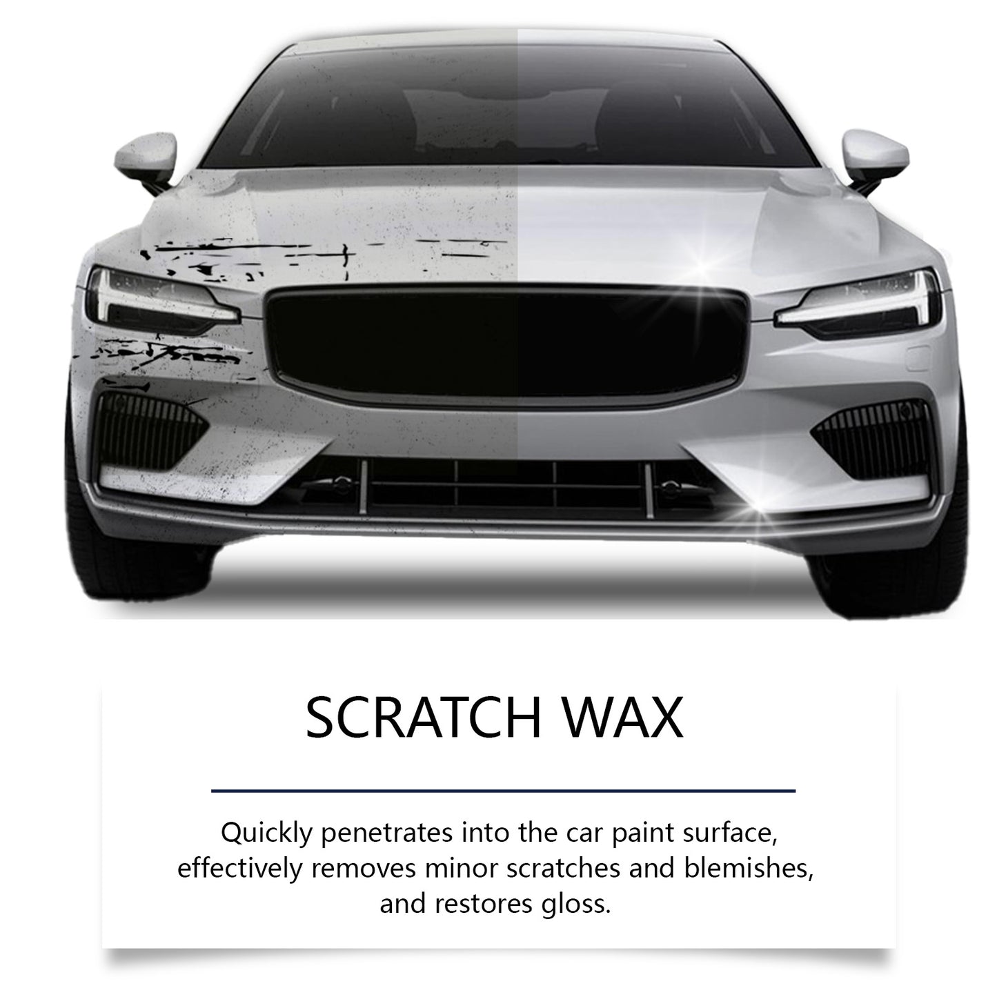 eprolo Rayhong car scratch remover paste for quick scratch cleaning and maintenance on vehicle surfaces.