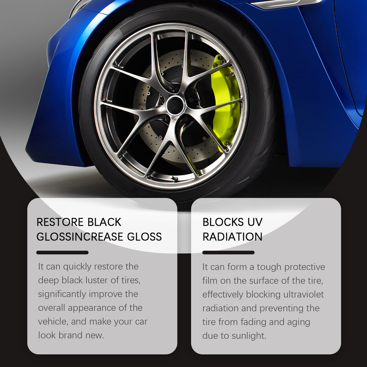 eprolo Rayhong car tire retreading wax applied to tire surface, providing durable protection against dirt, dust, and aging.