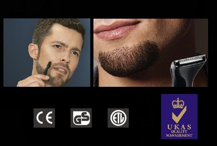 eprolo rechargeable nose hair trimmer for men with attachments for ear, face, eyebrow, and nose hair removal, compact grooming device