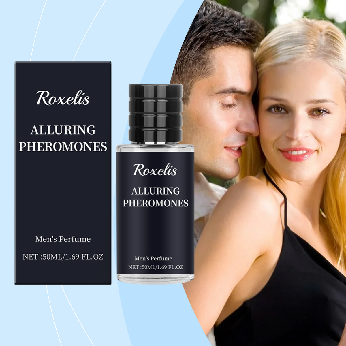 Roxelis Personality Men's Perfume by eprolo, featuring bergamot scent and long-lasting fragrance for male charm and dating occasions.