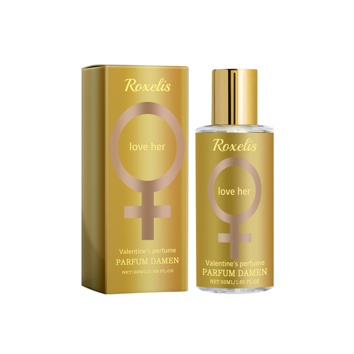 Eprolo Roxelis women's fragrance bottle featuring a light, fresh scent suitable for everyday wrist and body use.