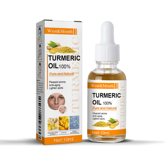 Eprolo turmeric essential oil bottle for skin firming and moisturizing, suitable for gentle facial skin care.