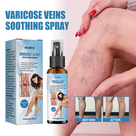 eprolo vein treatment spray for leg soreness and swelling, with earthworm extract, designed to improve leg vein health and comfort