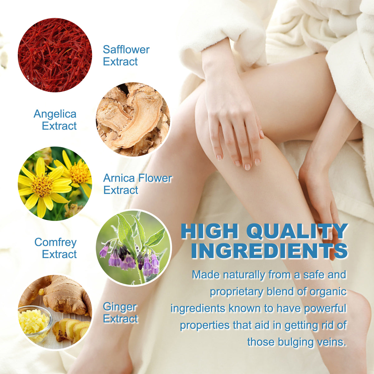 eprolo vein treatment spray for leg soreness and swelling, featuring earthworm extract for vein repair and relief.