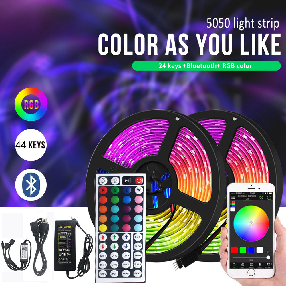 eprolo WiFi infrared Bluetooth LED strip light set with 5050 RGB 2835 LEDs, suitable for indoor and outdoor ambient decoration