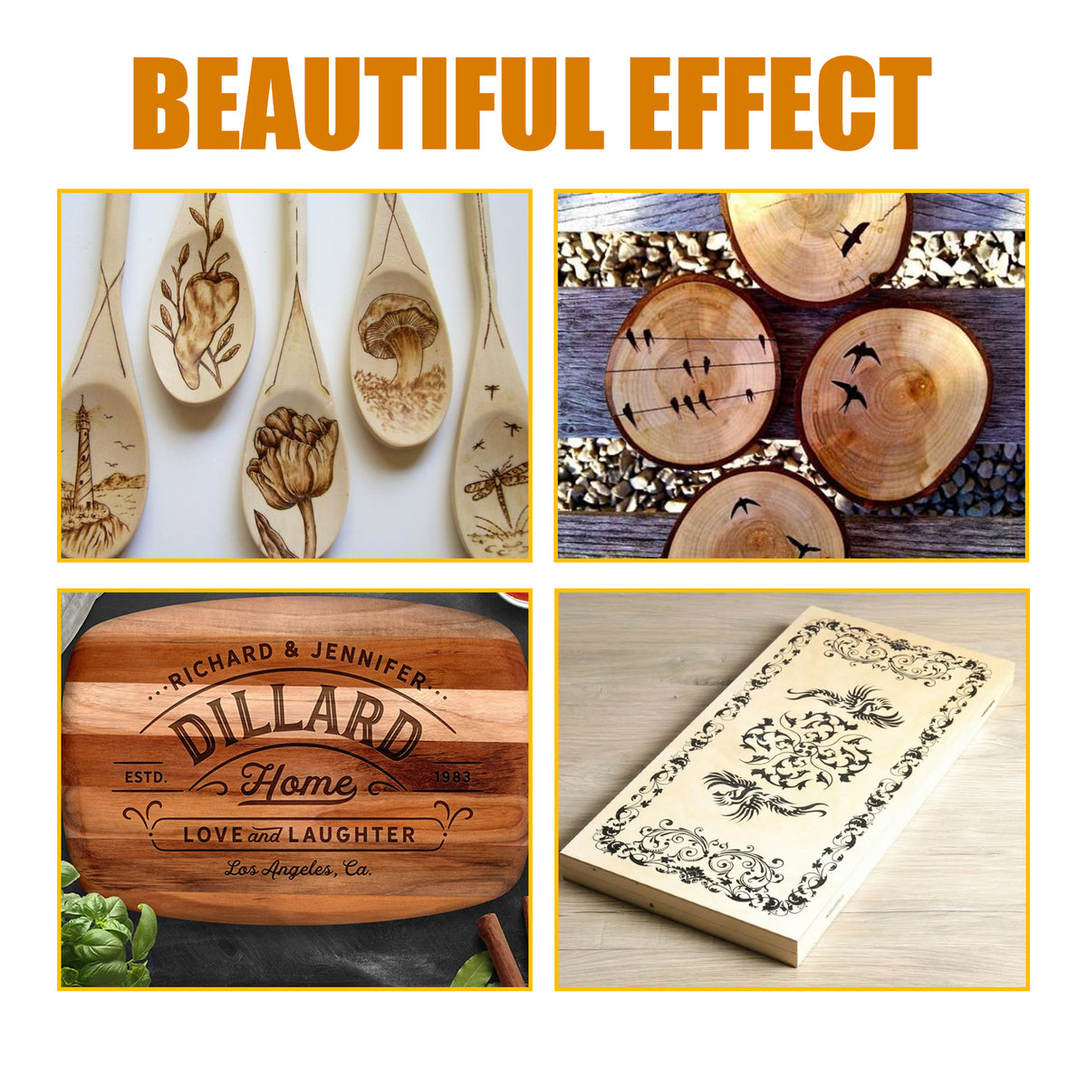 Eprolo wood burning paste for outdoor camping DIY pyrography, showing a jar of wood cloth combustion paste for pyrography projects.