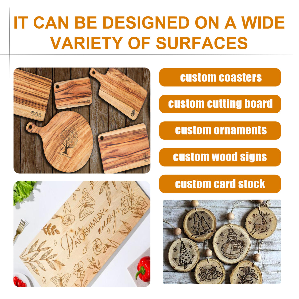 Eprolo wood burning paste for outdoor DIY pyrography, shown in a container with applicator, ideal for camping and woodworking projects.