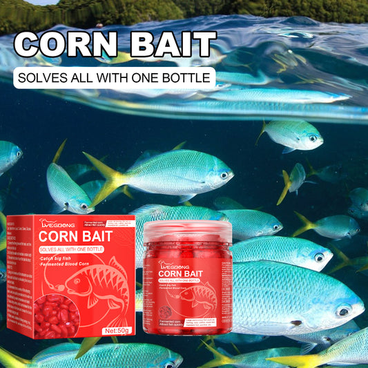 Eprolo Yegbong corn fish bait and fishing lure for reservoir fishing, portable fish primer with bright colors and realistic design