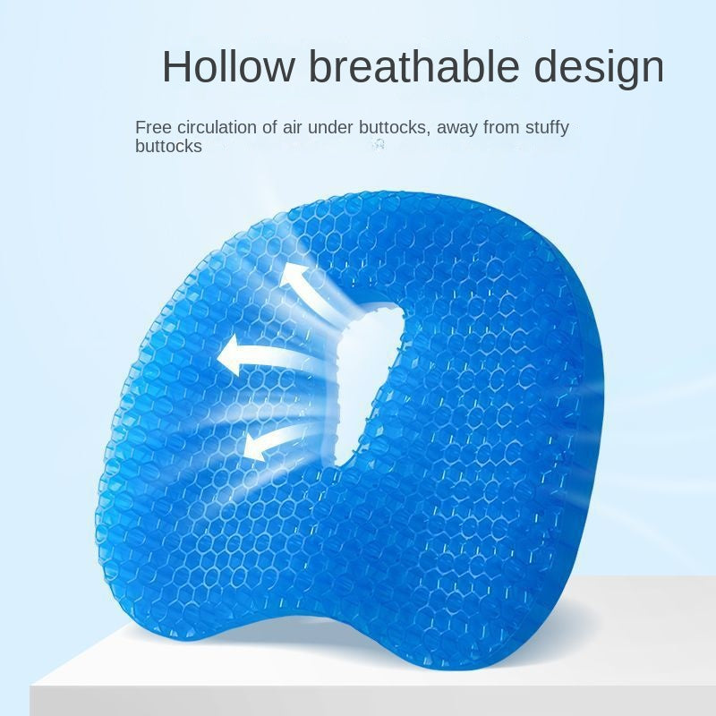 eprolo jelly honeycomb gel seat pad with silicone cooling cushion for office chairs, car seats, and long sitting comfort