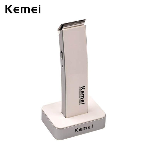 Eprolo KEIMEI rechargeable electric hair clipper and beard trimmer with adjustable blades and cordless design for barber grooming.