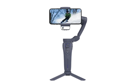 eprolo F12 mobile phone 3-axis anti-shake stabilizer with AI face recognition, PTZ camera, and intelligent tracking for TikTok live videos