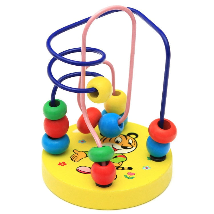 Colorful eprolo baby toddler educational animal beads toy for cribs and strollers, perfect for newborns and young children.