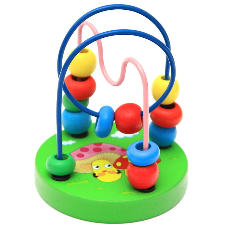 Colorful baby toddler educational animal beads toy by eprolo, designed for newborns and children, ideal for cribs and strollers.