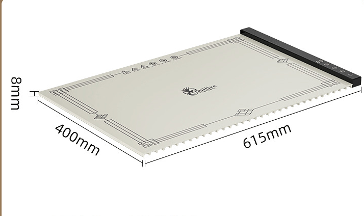 Silicone food insulation hot dish board, home folding multifunctional intelligent constant temperature heating table - American Smart