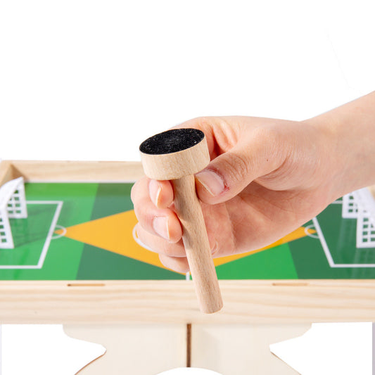 Eprolo wooden tabletop game featuring a football flying chess and chessboard for children and parent-child interactive play.