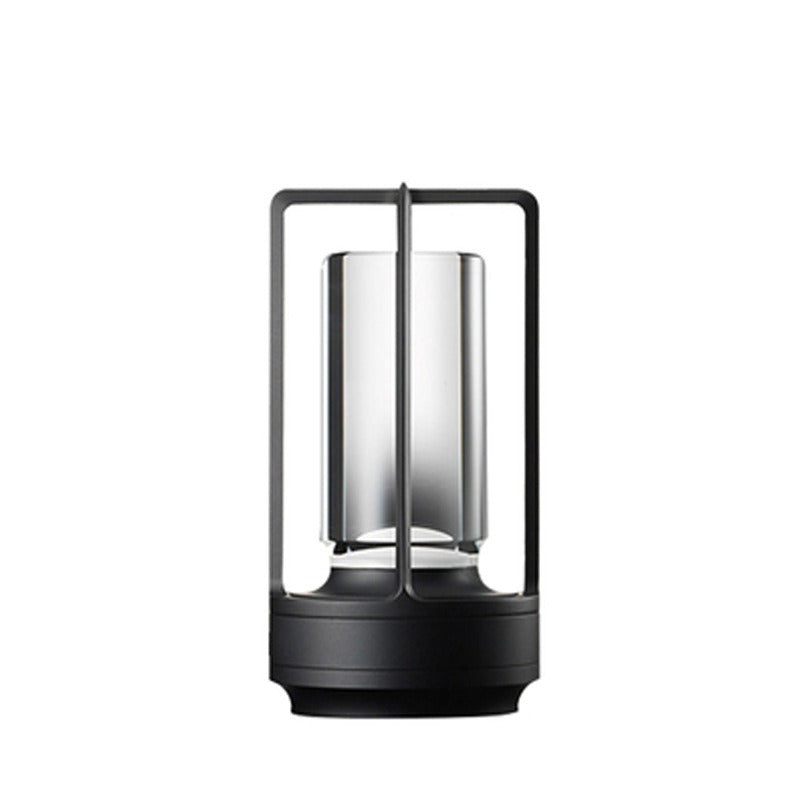 Eprolo crystal table lamp with cross design, bedside touch control, USB charging, ideal for home, bar, or restaurant ambiance.
