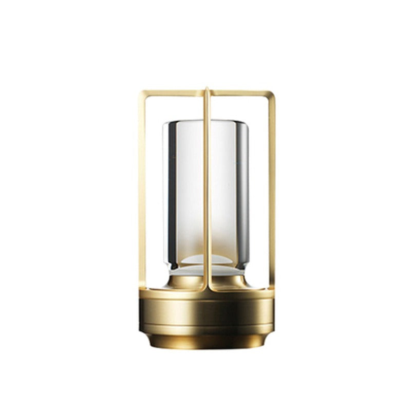 Eprolo crystal bedside table lamp with touch control, USB charging, and ambient lighting for home or restaurant decor.