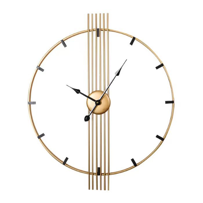 Retro 60cm decorative wall clock by eprolo featuring iron art design and a creative, unique style for modern home decor.