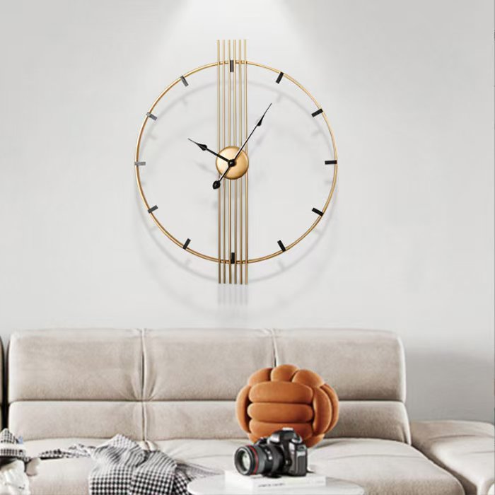 Retro 60cm decorative wall clock by eprolo featuring iron art and unique creative design for stylish home decor