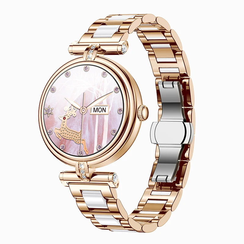 AK62 Smart Watch Women 1.09 Inch HD Screen Custom Watch Face Sports Fitness Tracker Bluetooth Call Lady Smartwatch 2024 - American Smart