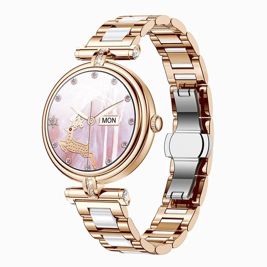 AK62 Smart Watch Women 1.09 Inch HD Screen Custom Watch Face Sports Fitness Tracker Bluetooth Call Lady Smartwatch 2024 - American Smart