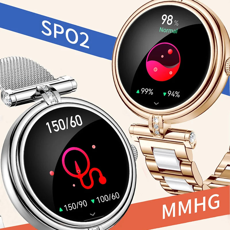 AK62 Smart Watch Women 1.09 Inch HD Screen Custom Watch Face Sports Fitness Tracker Bluetooth Call Lady Smartwatch 2024 - American Smart