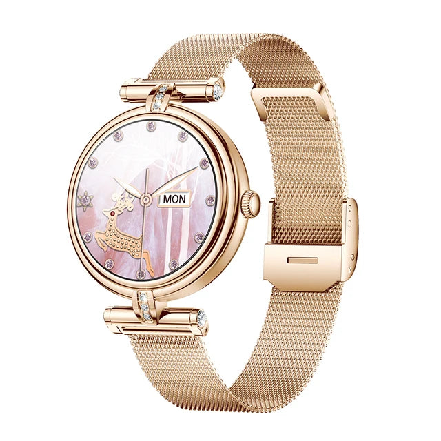 AK62 Smart Watch Women 1.09 Inch HD Screen Custom Watch Face Sports Fitness Tracker Bluetooth Call Lady Smartwatch 2024 - American Smart