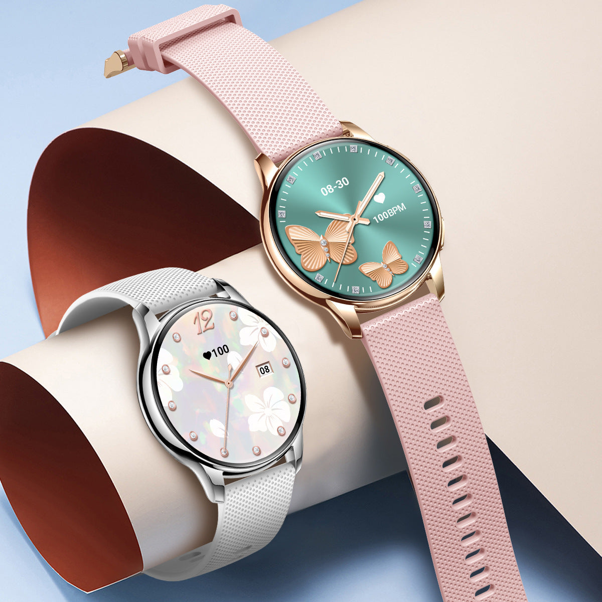 eprolo Y11 women’s smart watch with Bluetooth call, sleep monitor, calories tracker, pedometer, and stylish wristband.