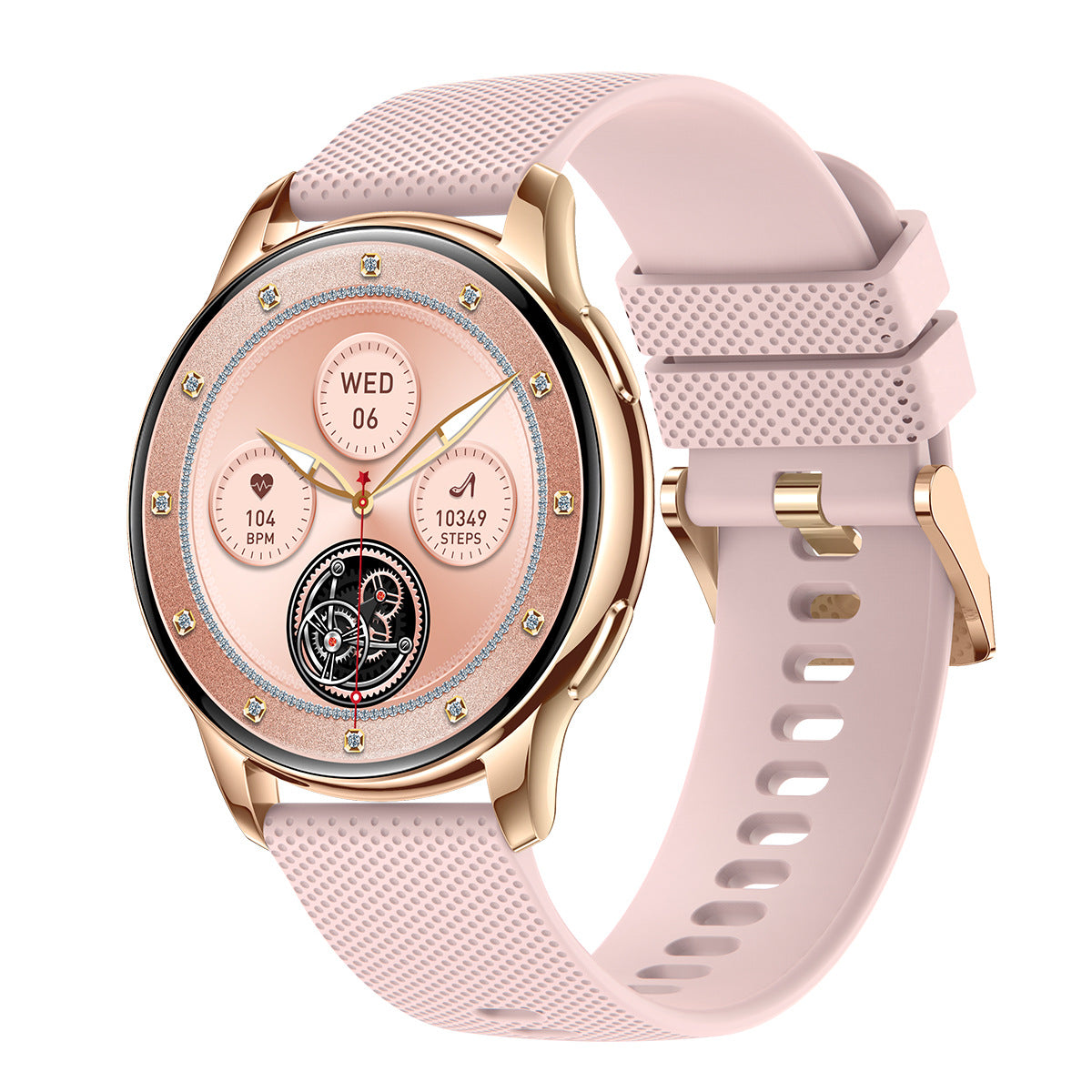 Eprolo Y11 women’s smartwatch with Bluetooth call function, sleep monitor, calorie tracker, pedometer, and stylish bracelet design