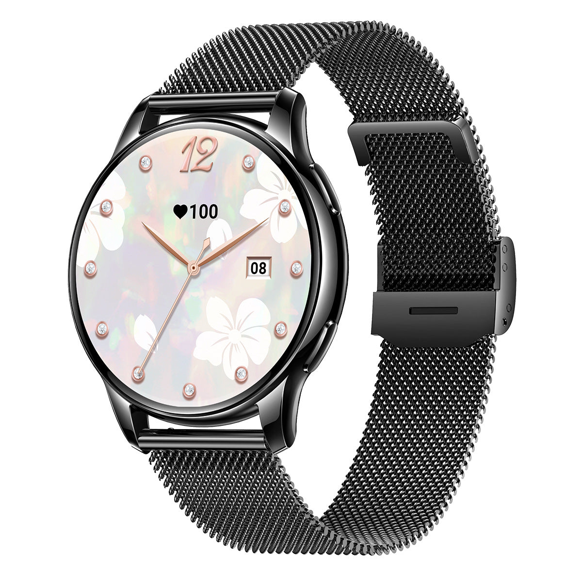 eprolo Y11 women’s smart watch with Bluetooth phone calls, sleep monitor, pedometer, and stylish wristband for women.