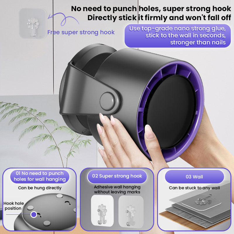 Eprolo 2025 high-speed circulating desk fan with digital display, 6-inch turbo electric fan for home use.