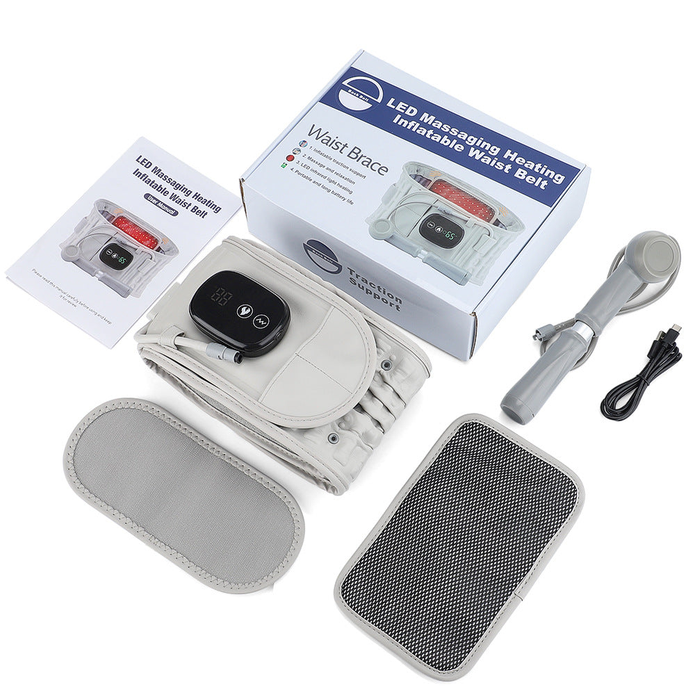 Electric Heating Waist Support with Vibration Massage, Lumbar Stabilization - American Smart