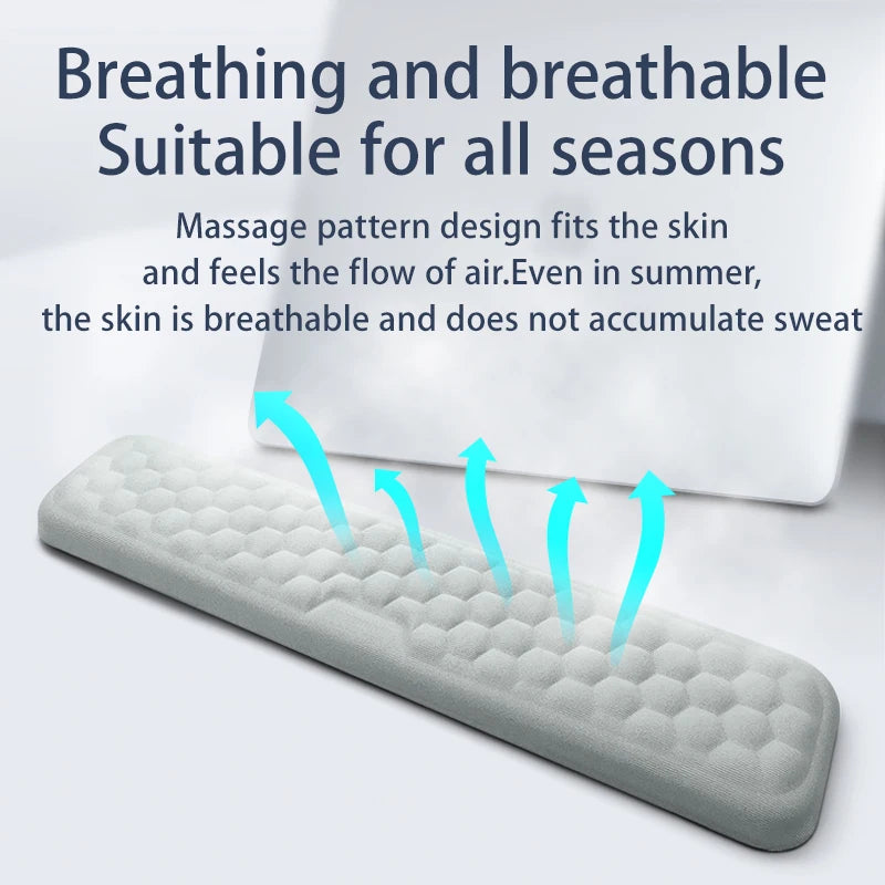 Ergonomic eprolo keyboard and mouse wrist rest with memory foam cushion for comfortable office typing and wrist support