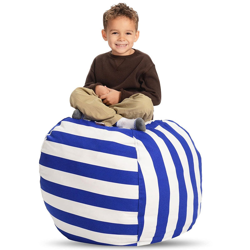 Kids' beanbag chair with plush toy set by eprolo, featuring cozy cotton canvas upholstery and playful design for comfortable play.