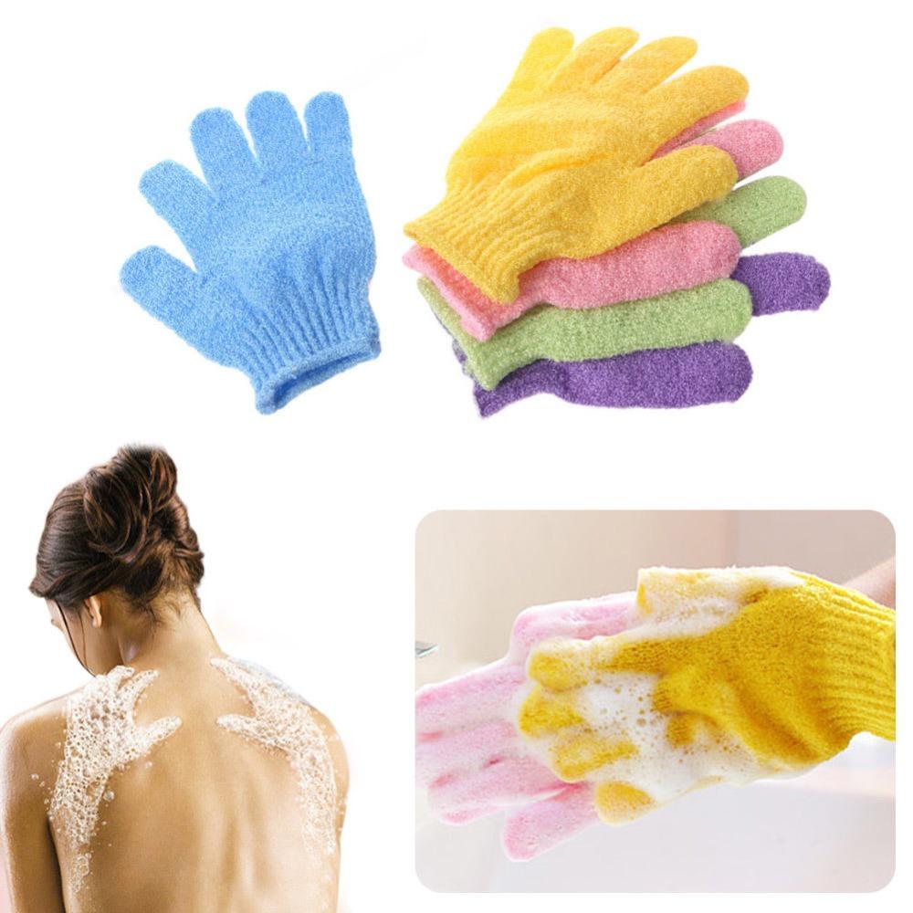 Eprolo shower bath glove for exfoliating and scrubbing skin during bath or shower, featuring a textured surface for massage and cleansing.