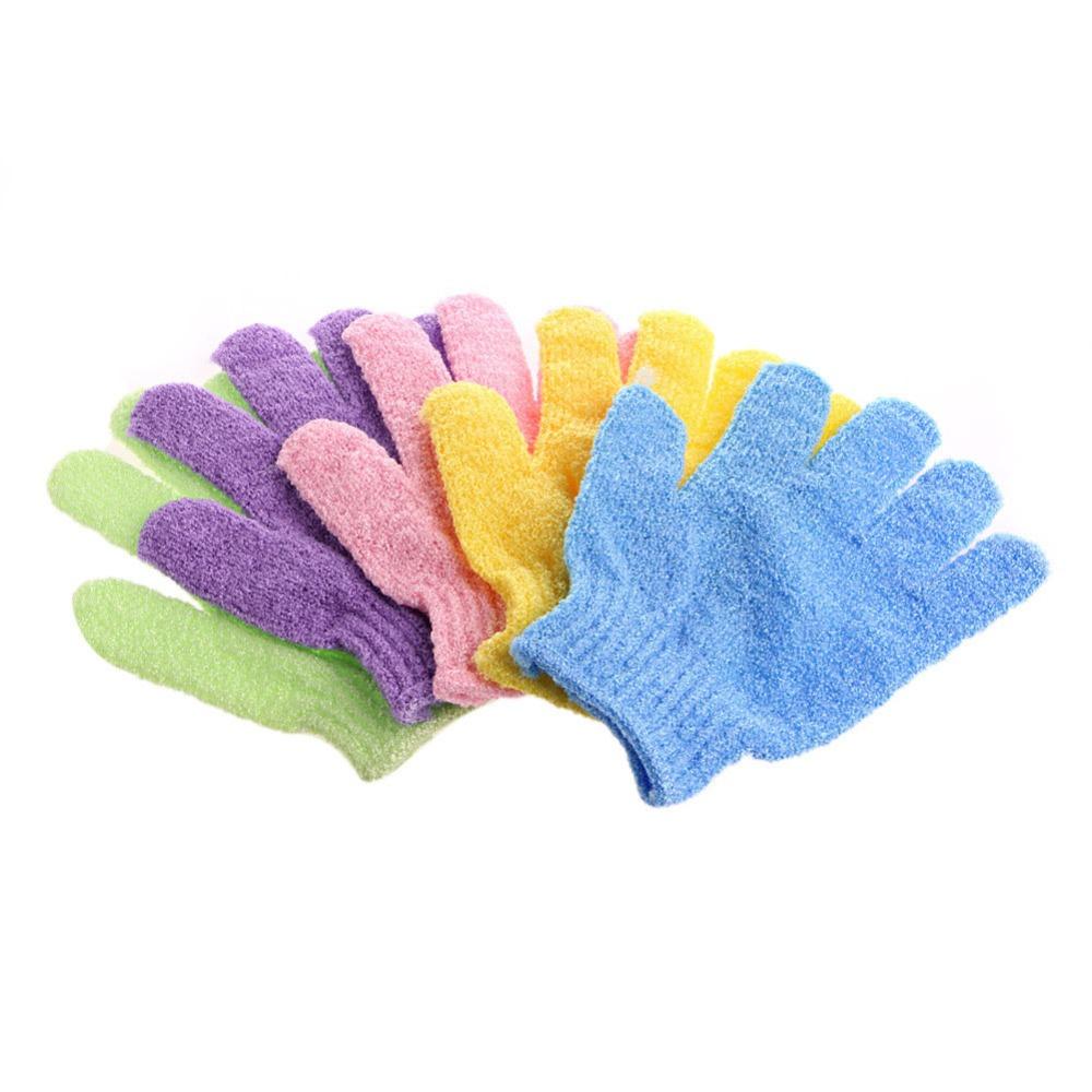 Eprolo shower bath glove for exfoliating, featuring textured surface for skin spa massage and back scrub in a single body scrubber