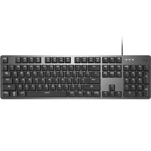 Logitech K845 mechanical backlit wired keyboard with PUBG-themed keycaps and gaming design, ideal for gaming and typing.